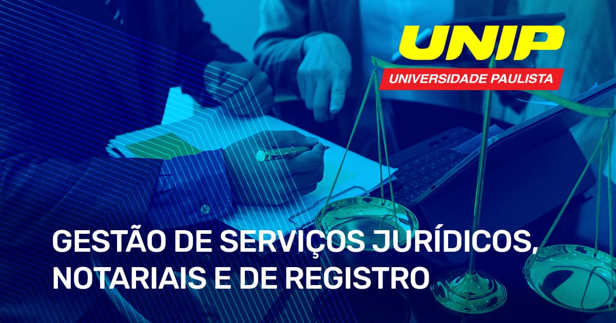 Gestão De Serviços Jurídicos Notariais E De Registro Curso De Graduação Universidade 8718