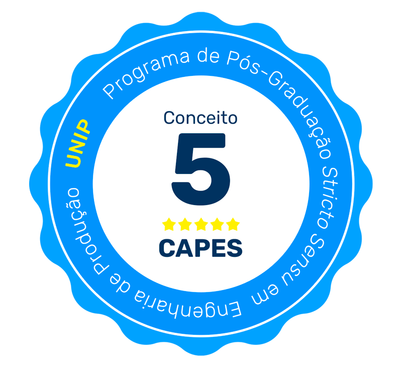 Programa de Pós-Graduação Stricto Sensu em Engenharia de Produção da UNIP é nota 5 na CAPES